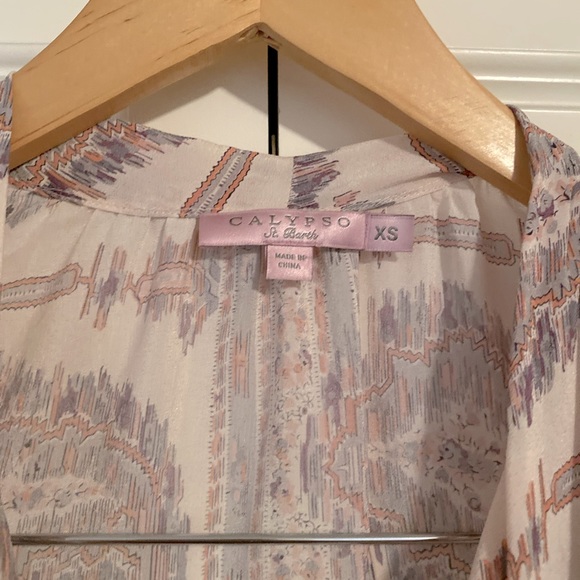 Calypso St. Barth silk blouse. Size XS. - Picture 4 of 4